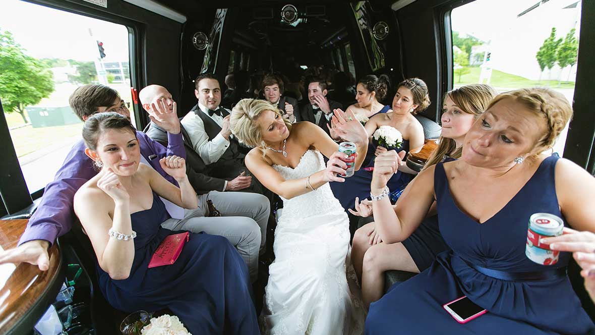 10 Reasons You Should Rent A Limo Party Bus For Your Wedding